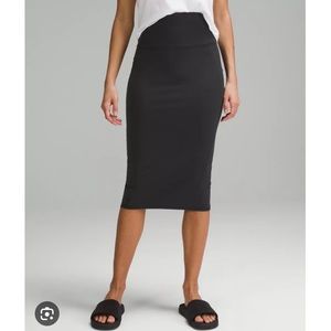 Lululemon skirt- Slim Fit High Rise Skirt- Size 12- Color Black -New with Tags